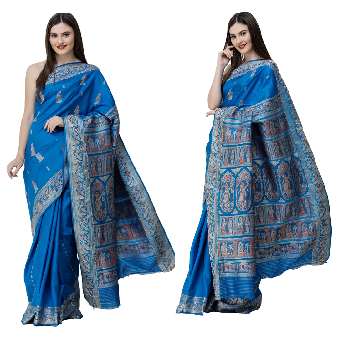 Buy Baluchari Sari Made from Bengal