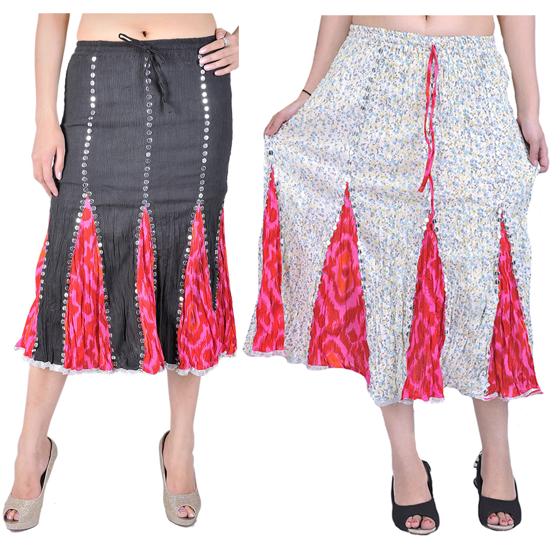 Buy Midi-Skirt with Sequins